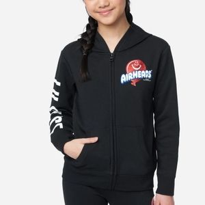 Justice Candy Graphic Zip-Up Hoodie Scented M(10).